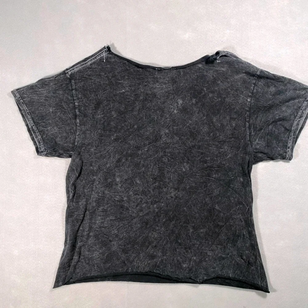 Nirvana In Utero Angel Tee L Charcoal Acid Wash Grunge Rock Thrashed Reprint - Picture 6 of 8